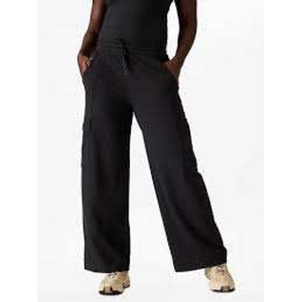 NWT Athleta Promenade High Rise‎ Black Cargo Pants Size XL